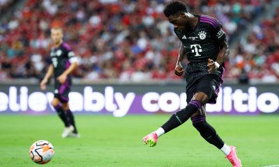 A grande qualidade do lateral-esquerdo do FC Bayern München, Alphonso Davies